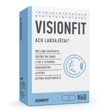 ICONFIT uztura bagātinātājs acu labsajūtai Visionfit, 60kaps.